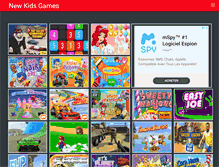 Tablet Screenshot of kidsgamesnew.com